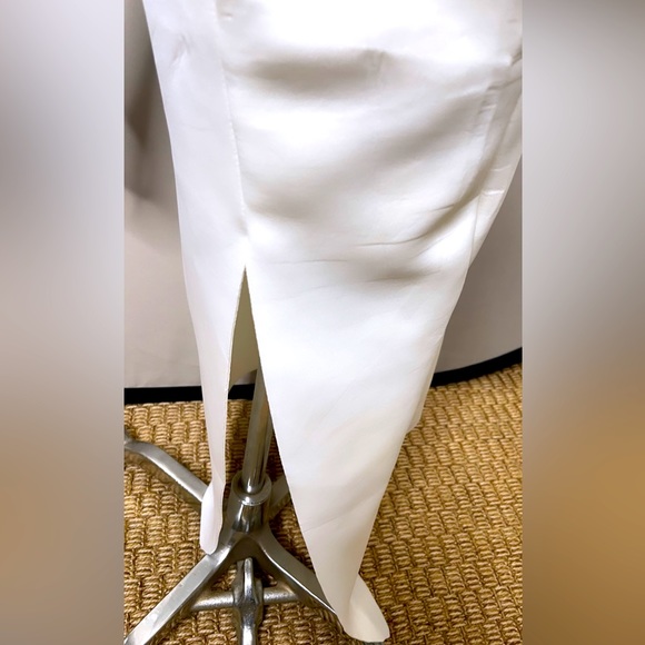 One Shoulder Polyester Bodycon Dress with belt - Picture 7 of 12